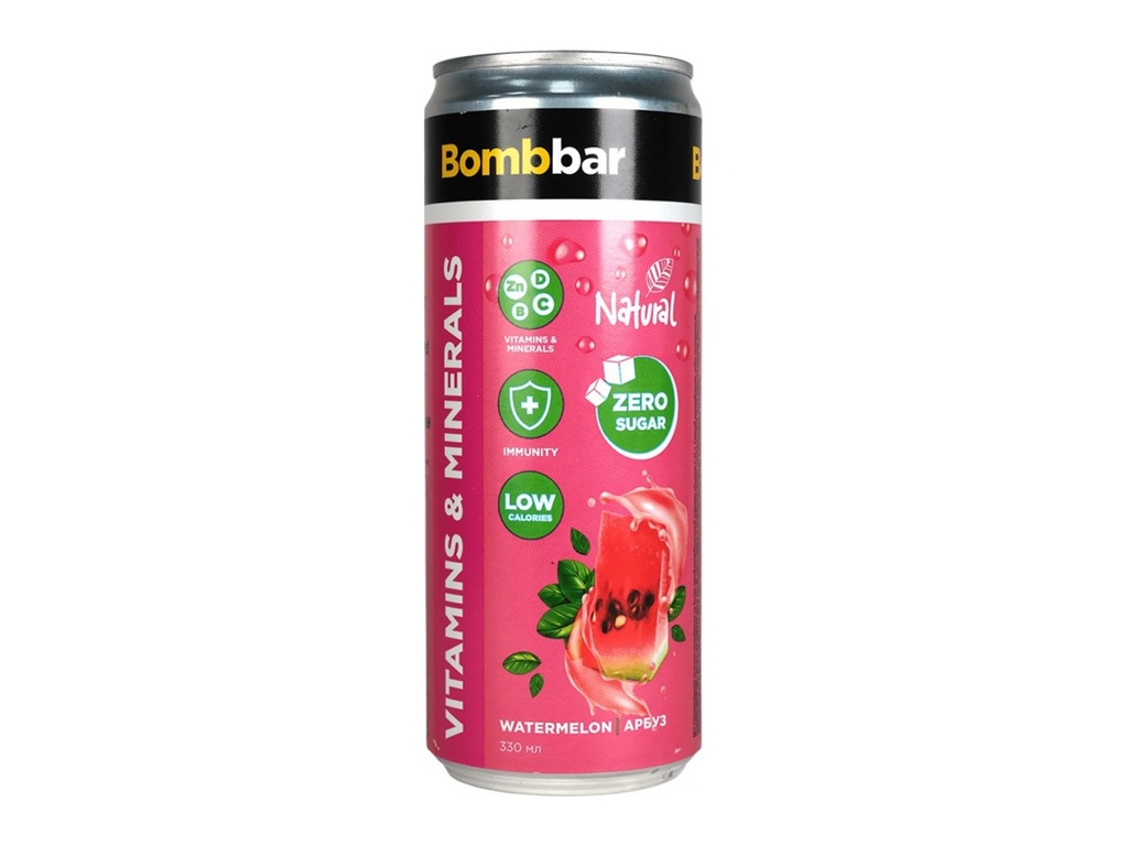 Bombbar Natural Zero Sugar Non-Alchoholic Carbonated RTD