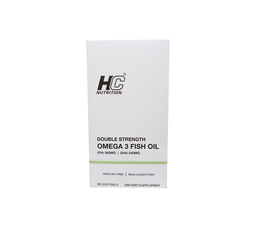 HC Nutrition Double Strength Omega 3 Fish Oil